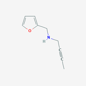 N-(furan-2-ylmethyl)but-2-yn-1-amine