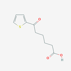 molecular formula C10H12O3S B1608066 6-Oxo-6-(2-thienyl)hexanoic acid CAS No. 56721-43-8