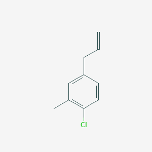 molecular formula C10H11Cl B1608075 3-(4-氯-3-甲基苯基)-1-丙烯 CAS No. 842124-22-5
