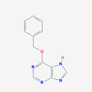 molecular formula C12H10N4O B160809 6-Benzyloxypurine CAS No. 57500-07-9