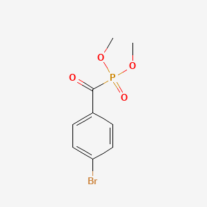 molecular formula C9H10BrO4P B1608092 Dimethyl(4-bromophenyloxomethyl)phosphonate CAS No. 33493-31-1