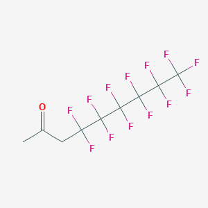 molecular formula C9H5F13O B1608094 1H,1H,1H,3H,3H-Perfluorononan-2-one CAS No. 77893-60-8