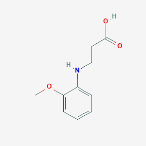 molecular formula C10H13NO3 B1608099 3-(2-Methoxy-phenylamino)-propionic acid CAS No. 3334-66-5