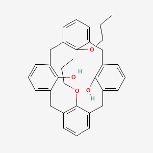 molecular formula C34H36O4 B1608108 25,27-Dipropoxycalix[4]arene CAS No. 162301-48-6