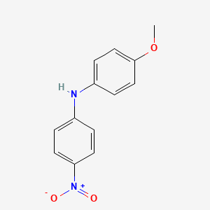 molecular formula C13H12N2O3 B1608119 4-methoxy-N-(4-nitrophenyl)aniline CAS No. 730-11-0
