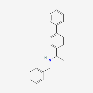N-benzyl-1-(4-phenylphenyl)ethanamine