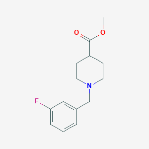 Methyl 1-(3-fluorobenzyl)-4-piperidinecarboxylate
