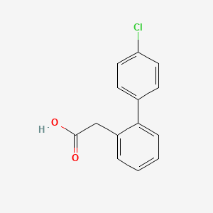 2-[2-(4-chlorophenyl)phenyl]acetic Acid