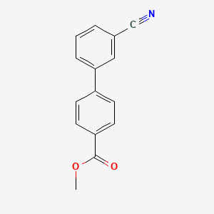 molecular formula C15H11NO2 B1608149 Methyl 4-(3-cyanophenyl)benzoate CAS No. 89900-92-5