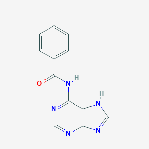 molecular formula C12H9N5O B160815 N6-苯甲酰腺嘌呤 CAS No. 4005-49-6