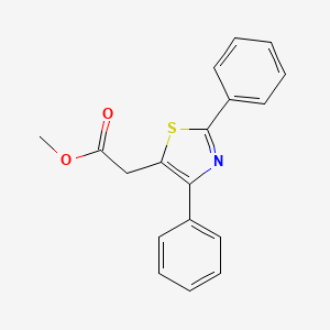 Methyl 2-(2,4-diphenylthiazol-5-yl)acetate