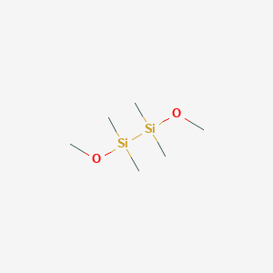 molecular formula C6H18O2Si2 B160816 1,2-Dimethoxy-1,1,2,2-tetramethyldisilane CAS No. 10124-62-6