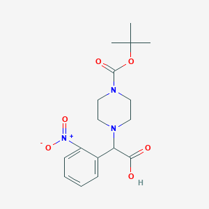2-(4-Boc-piperazinyl)-2-(2-nitrophenyl)acetic acid