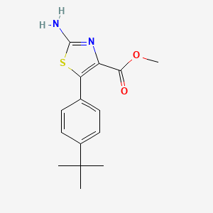 Methyl 2-amino-5-[4-(tert-butyl)phenyl]-1,3-thiazole-4-carboxylate