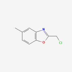 molecular formula C9H8ClNO B1608179 2-(Chloromethyl)-5-methyl-1,3-benzoxazole CAS No. 41014-44-2