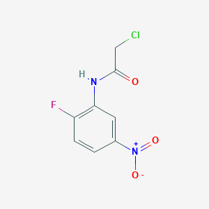 2-chloro-N-(2-fluoro-5-nitrophenyl)acetamide