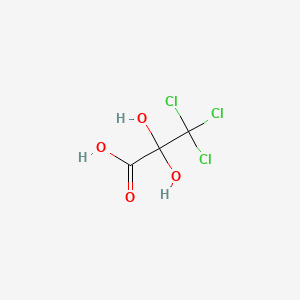 molecular formula C3H3Cl3O4 B1608202 TRICHLORO PYRUVIC ACID CAS No. 73257-73-5