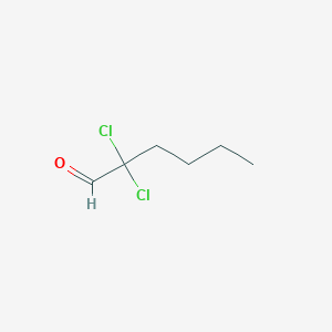 molecular formula C6H10Cl2O B1608203 2,2-Dichlorohexanal CAS No. 57024-78-9