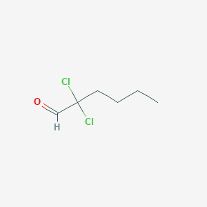 2,2-Dichlorohexanal