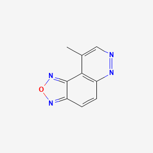 9-Methyl[1,2,5]oxadiazolo[3,4-f]cinnoline