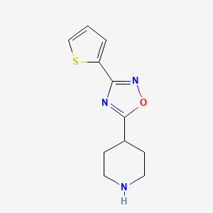 4-[3-(Thien-2-yl)-1,2,4-oxadiazol-5-yl]piperidine