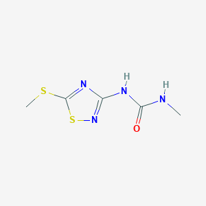 1-Methyl-3-(5-methylthio-1,2,4-thiadiazol-3-YL)urea