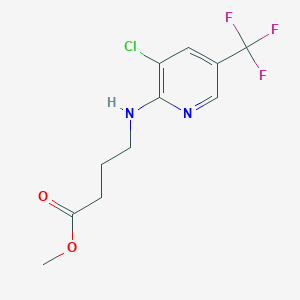 Methyl 4-{[3-chloro-5-(trifluoromethyl)-2-pyridinyl]amino}butanoate