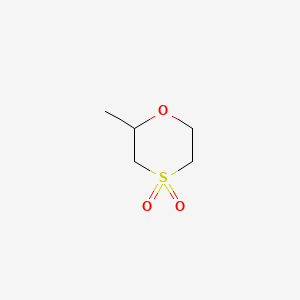 B1608257 2-Methyl-1,4-oxathiane 4,4-dioxide CAS No. 26475-39-8