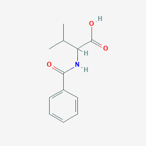 molecular formula C12H15NO3 B160827 Benzoyl-dl-valine CAS No. 2901-80-6
