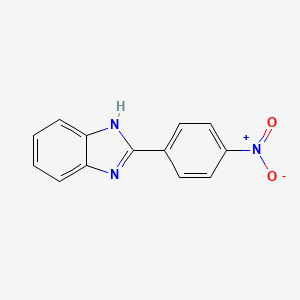 molecular formula C13H9N3O2 B1608270 2-(4-nitrophenyl)-1H-benzimidazole CAS No. 729-13-5