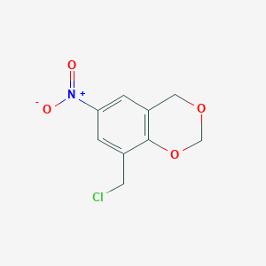 molecular formula C9H8ClNO4 B1608272 8-氯甲基-6-硝基-4H-苯并[1,3]二噁烷 CAS No. 99849-17-9