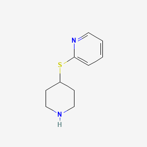 molecular formula C10H14N2S B1608277 2-(Piperidin-4-ylthio)pyridine CAS No. 99202-33-2