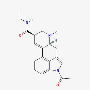 molecular formula C20H23N3O2 B1608295 1-Acetyllysergic acid ethylamide CAS No. 50485-03-5