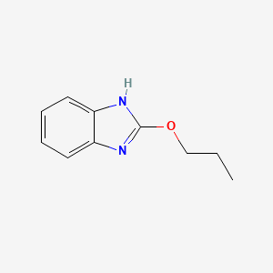 molecular formula C10H12N2O B1608297 2-Propoxy-1H-benzimidazole CAS No. 52602-90-1