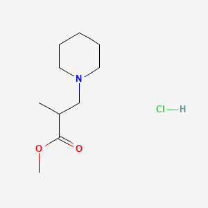 Methyl alpha-methylpiperidine-1-propionate hydrochloride