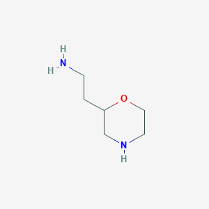molecular formula C6H14N2O B1608306 2-(Morpholin-2-yl)ethanamine CAS No. 863012-89-9
