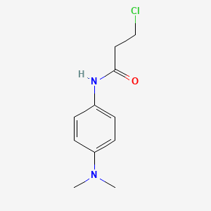 3-chloro-N-[4-(dimethylamino)phenyl]propanamide