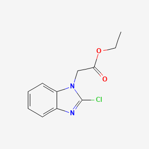 1-(Ethoxycarbonylmethyl)-2-chlorobenzimidazole
