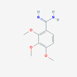 molecular formula C10H14N2O3 B1608313 2,3,4-Trimethoxy-benzamidine CAS No. 885954-26-7
