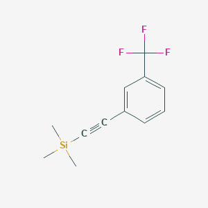 1-[(Trimethylsilyl)ethynyl]-3-(trifluoromethyl)benzene