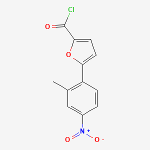 5-(2-Methyl-4-nitrophenyl)furan-2-carbonyl chloride