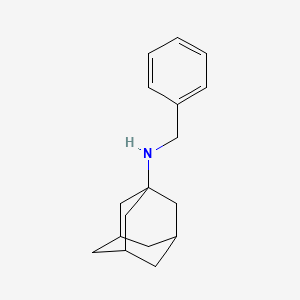molecular formula C17H23N B1608327 N-benzyladamantan-1-amine CAS No. 3717-60-0