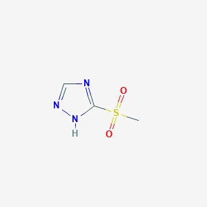 molecular formula C3H5N3O2S B1608333 3-(methylsulfonyl)-1H-1,2,4-triazole CAS No. 3589-05-7