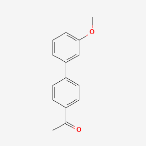 molecular formula C15H14O2 B1608334 1-[4-(3-Methoxyphenyl)phenyl]ethanone CAS No. 76650-30-1