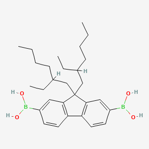 molecular formula C29H44B2O4 B1608338 [9,9-Bis(2-ethylhexyl)-9H-fluorene-2,7-diyl]bisboronic acid CAS No. 264615-47-6