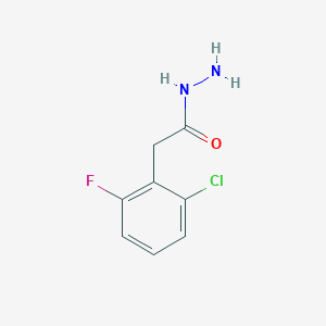 molecular formula C8H8ClFN2O B1608346 2-(2-氯-6-氟苯基)乙酰肼 CAS No. 669740-15-2
