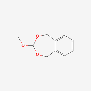 molecular formula C10H12O3 B1608348 1,5-Dihydro-3-methoxy-2,4-benzodioxepin CAS No. 67461-24-9