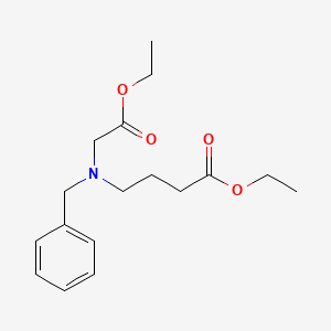 molecular formula C17H25NO4 B1608356 Ethyl 4-(benzyl(2-ethoxy-2-oxoethyl)amino)butanoate CAS No. 63876-32-4