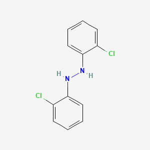 molecular formula C12H10Cl2N2 B1608361 1,2-Bis(2-chlorophenyl)hydrazine CAS No. 782-74-1