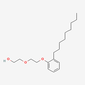 molecular formula C19H32O3 B1608362 2-[2-(Nonylphenoxy)ethoxy]ethanol CAS No. 27176-93-8